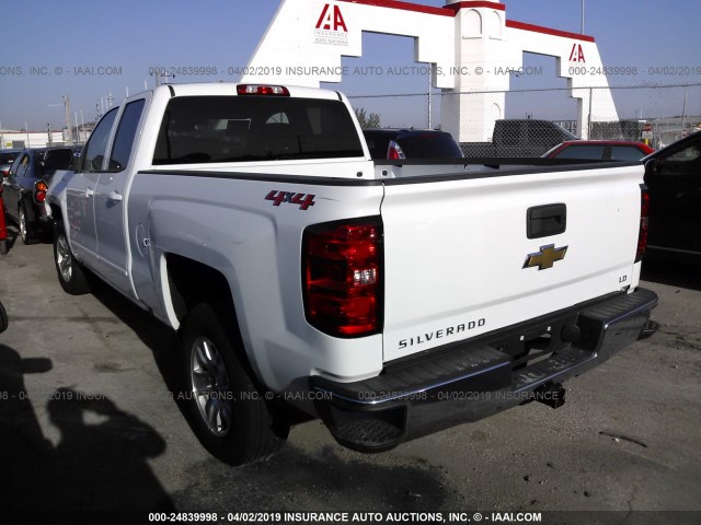 2GCVKPEC9K1150756 - 2019 CHEVROLET SILVERADO LD K1500 LT WHITE photo 3