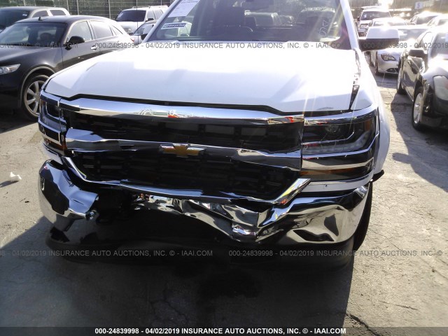 2GCVKPEC9K1150756 - 2019 CHEVROLET SILVERADO LD K1500 LT WHITE photo 6