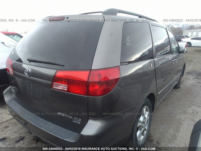 5TDBA22CX4S019117 - 2004 TOYOTA SIENNA XLE/XLE LIMITED GRAY photo 4