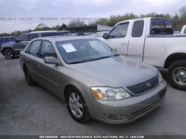 4T1BF28B4YU068147 - 2000 TOYOTA AVALON XL/XLS BEIGE photo 1