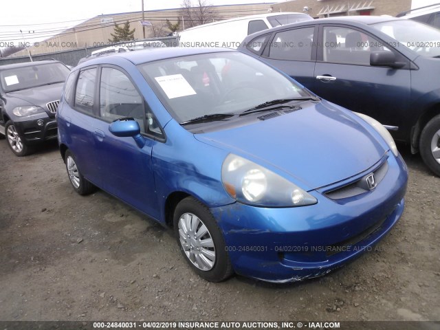 JHMGD38498S042242 - 2008 HONDA FIT BLUE photo 1