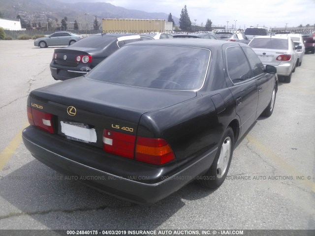 JT8BH28F3X0161635 - 1999 LEXUS LS 400 BLACK photo 4