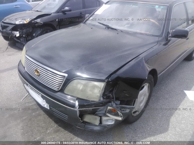 JT8BH28F3X0161635 - 1999 LEXUS LS 400 BLACK photo 6