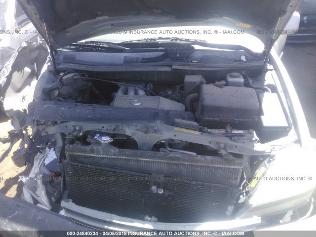 JTJGF10U130157818 - 2003 LEXUS RX 300 GRAY photo 10