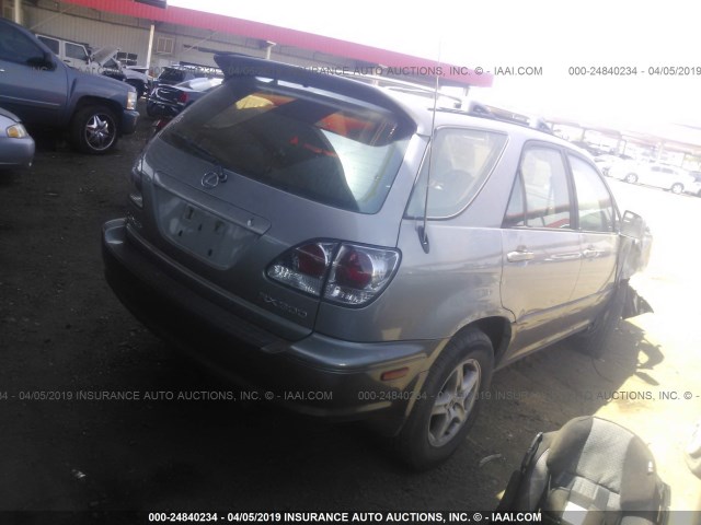 JTJGF10U130157818 - 2003 LEXUS RX 300 GRAY photo 4