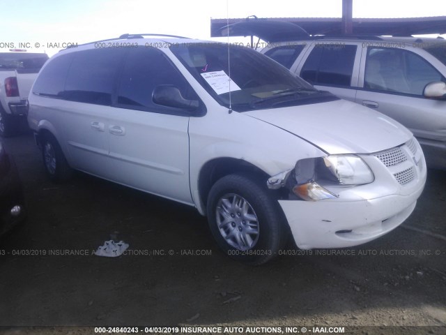 2D4GP44383R253635 - 2003 DODGE GRAND CARAVAN SPORT WHITE photo 1