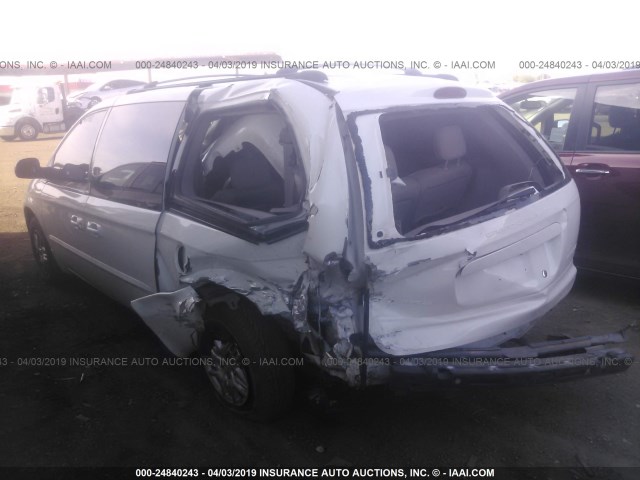 2D4GP44383R253635 - 2003 DODGE GRAND CARAVAN SPORT WHITE photo 3