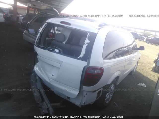 2D4GP44383R253635 - 2003 DODGE GRAND CARAVAN SPORT WHITE photo 4