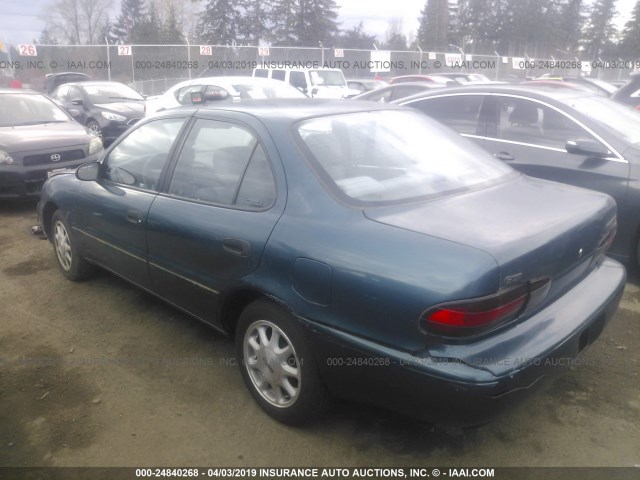 1Y1SK5368RZ032375 - 1994 GEO PRIZM LSI BLUE photo 3