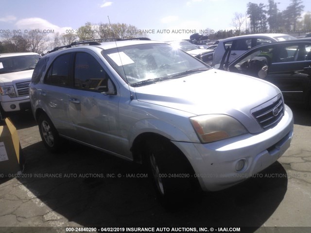 KNDJD736875702842 - 2007 KIA SORENTO EX/LX Light Blue photo 1