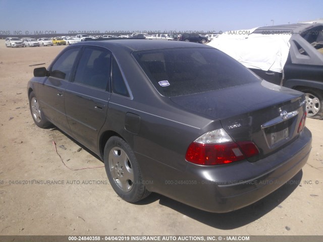 4T1BF28B93U269034 - 2003 TOYOTA AVALON XL/XLS GRAY photo 3