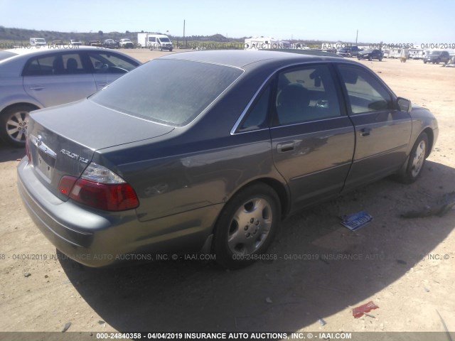 4T1BF28B93U269034 - 2003 TOYOTA AVALON XL/XLS GRAY photo 4