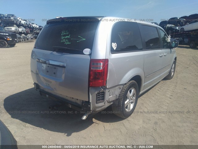 1D8HN54P28B138326 - 2008 DODGE GRAND CARAVAN SXT SILVER photo 6