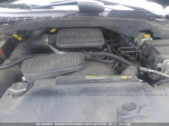 1D4HD38K25F588814 - 2005 DODGE DURANGO ST GRAY photo 10