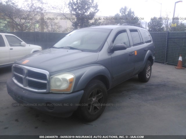 1D4HD38K25F588814 - 2005 DODGE DURANGO ST GRAY photo 2