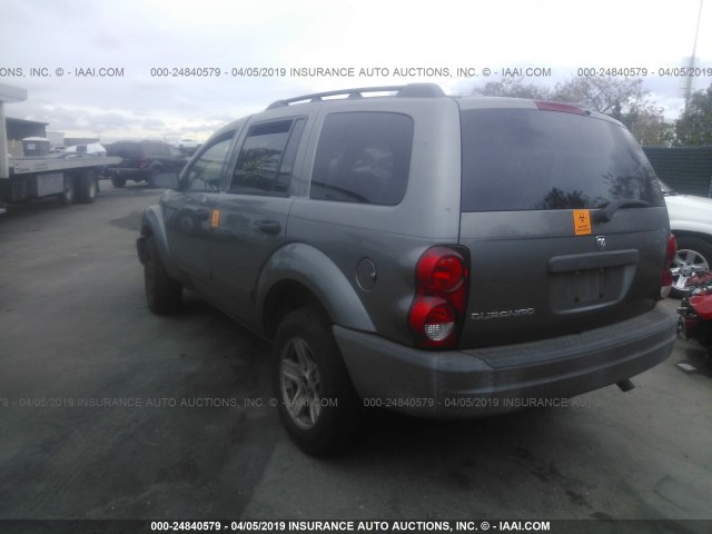 1D4HD38K25F588814 - 2005 DODGE DURANGO ST GRAY photo 3