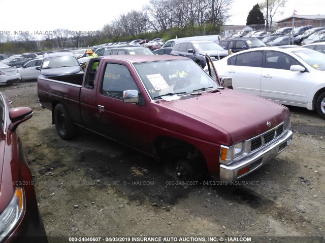 1N6SD16S5VC361898 - 1997 NISSAN TRUCK KING CAB SE/KING CAB XE RED photo 1