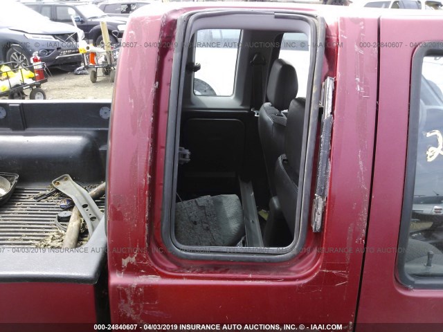 1N6SD16S5VC361898 - 1997 NISSAN TRUCK KING CAB SE/KING CAB XE RED photo 6
