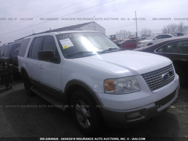 1FMFU18L84LA02677 - 2004 FORD EXPEDITION EDDIE BAUER WHITE photo 1