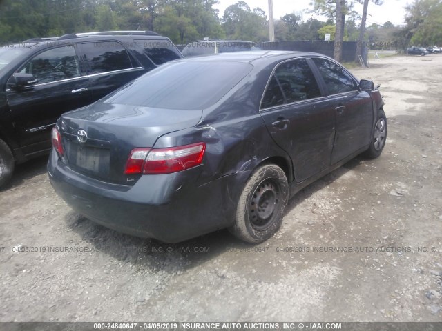 4T1BE46K19U887541 - 2009 TOYOTA CAMRY SE/LE/XLE GRAY photo 4