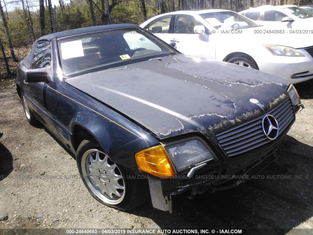 WDBFA66E6MF014418 - 1991 MERCEDES-BENZ 500 SL BLUE photo 1