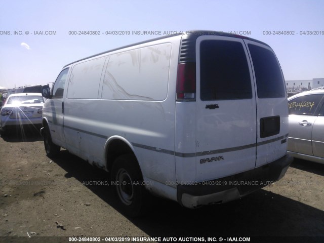 1GTGG25W2X1160016 - 1999 GMC SAVANA G2500 WHITE photo 3