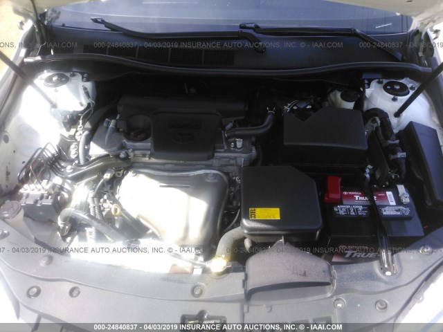 4T1BF1FK5FU066692 - 2015 TOYOTA CAMRY LE/XLE/SE/XSE WHITE photo 10