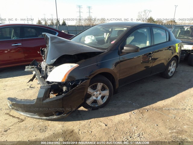 3N1AB61E77L607511 - 2007 NISSAN SENTRA 2.0/2.0S/2.0SL BLACK photo 2