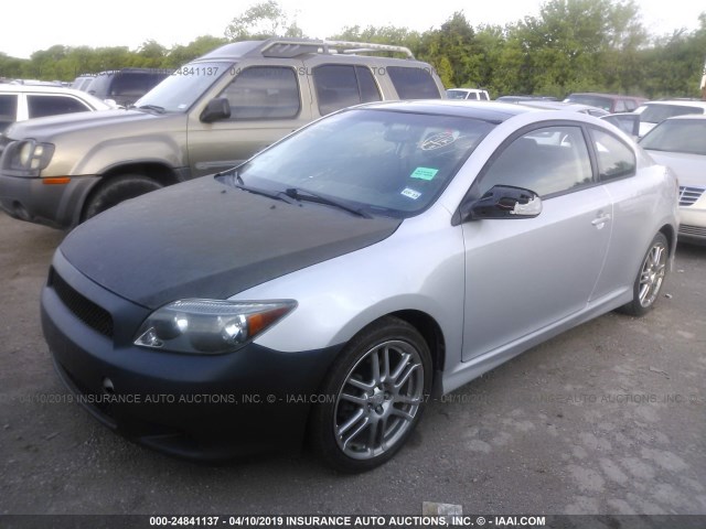 JTKDE177250046716 - 2005 TOYOTA SCION TC SILVER photo 2