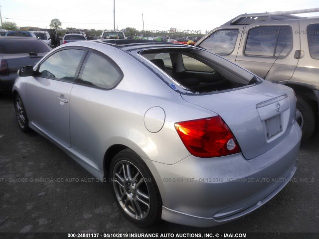 JTKDE177250046716 - 2005 TOYOTA SCION TC SILVER photo 3