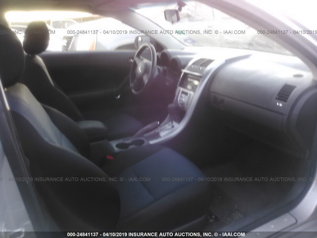 JTKDE177250046716 - 2005 TOYOTA SCION TC SILVER photo 5