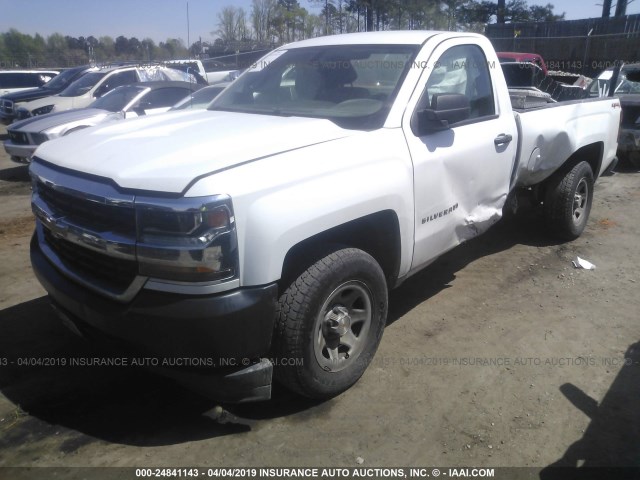 1GCNKNEC3GZ399945 - 2016 CHEVROLET SILVERADO K1500/K1500 LS WHITE photo 2