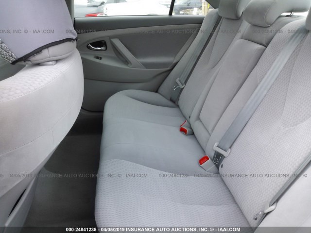 4T4BF3EK8BR156853 - 2011 TOYOTA CAMRY SE/LE/XLE GRAY photo 8