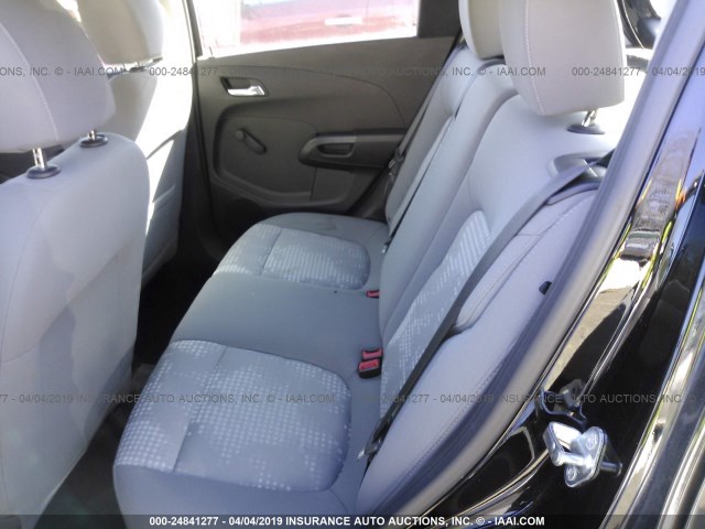 1G1JA6SHXC4102659 - 2012 CHEVROLET SONIC LS BLACK photo 8