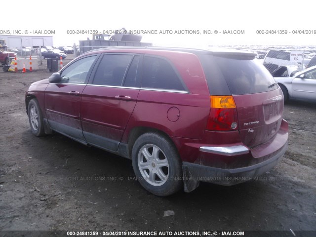 2C8GF68484R324508 - 2004 CHRYSLER PACIFICA RED photo 3