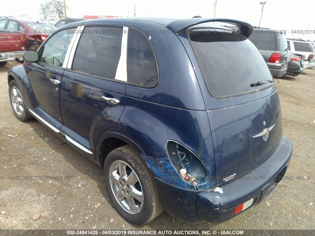 3C8FY68865T632798 - 2005 CHRYSLER PT CRUISER LIMITED Dark Blue photo 3