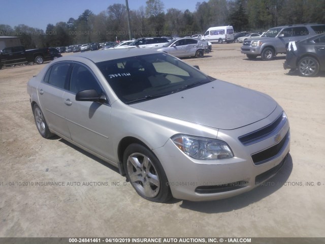 1G1ZB5E06CF161325 - 2012 CHEVROLET MALIBU LS GOLD photo 1