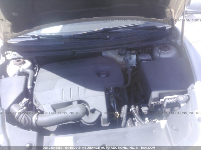 1G1ZB5E06CF161325 - 2012 CHEVROLET MALIBU LS GOLD photo 10