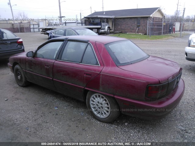 1G3NL52T7TM320236 - 1996 OLDSMOBILE ACHIEVA SL BURGUNDY photo 3