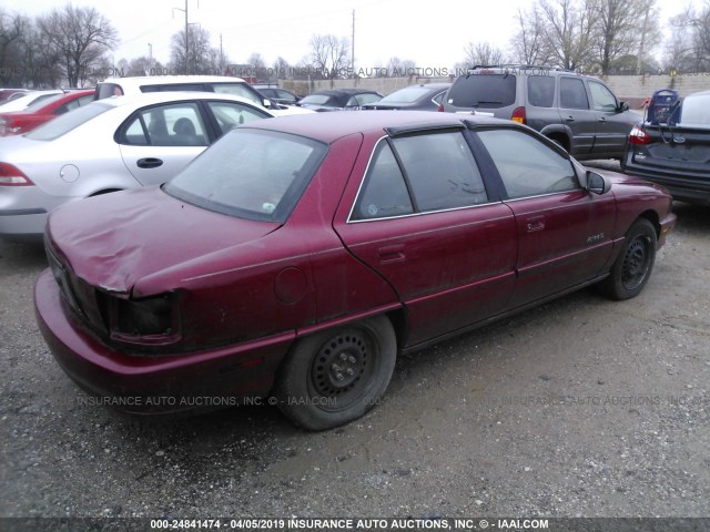 1G3NL52T7TM320236 - 1996 OLDSMOBILE ACHIEVA SL BURGUNDY photo 4