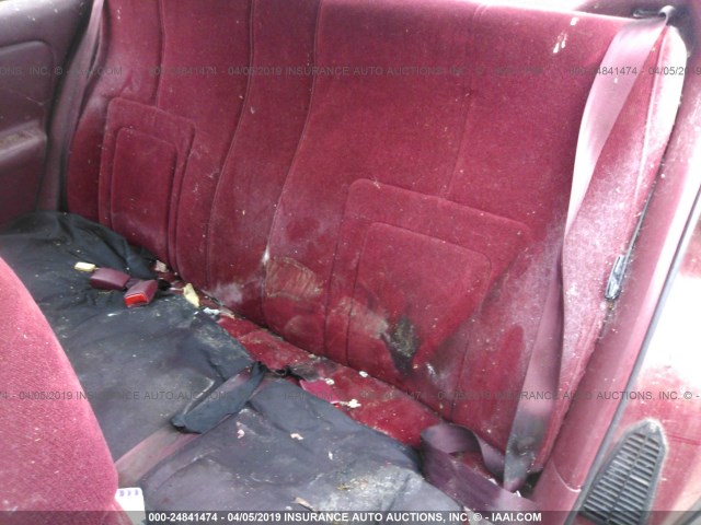 1G3NL52T7TM320236 - 1996 OLDSMOBILE ACHIEVA SL BURGUNDY photo 8