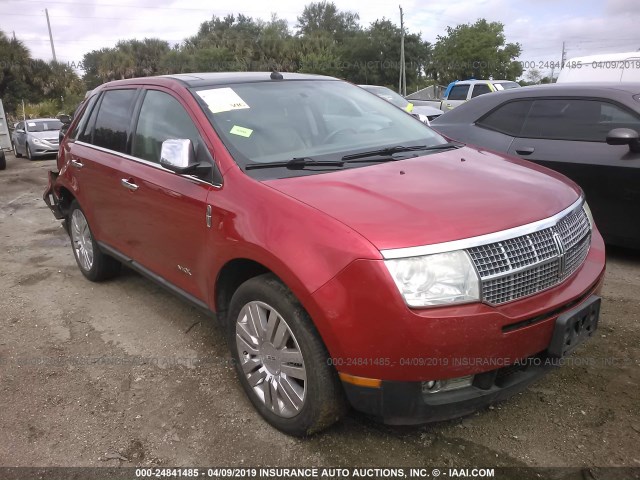 2LMDJ8JC2ABJ15124 - 2010 LINCOLN MKX RED photo 1