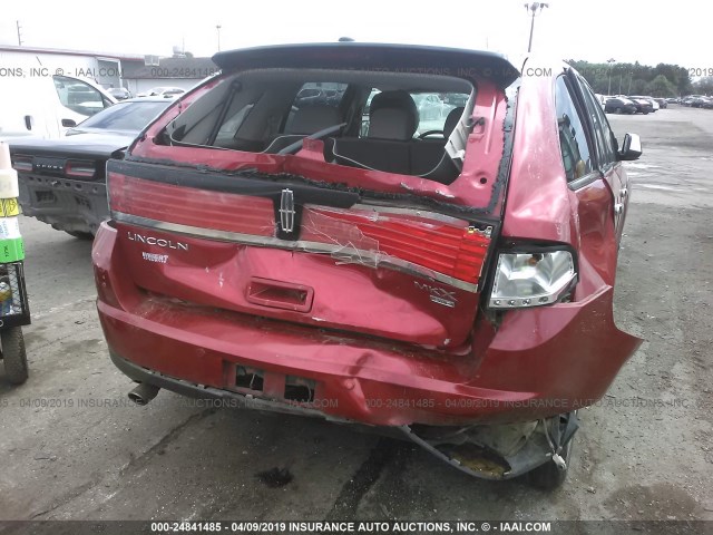 2LMDJ8JC2ABJ15124 - 2010 LINCOLN MKX RED photo 6