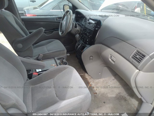 5TDZA23C95S357073 - 2005 TOYOTA SIENNA CE/LE Pewter photo 5