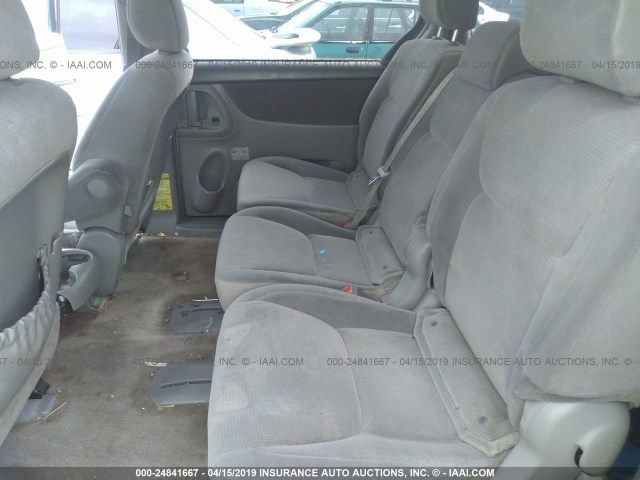 5TDZA23C95S357073 - 2005 TOYOTA SIENNA CE/LE Pewter photo 8