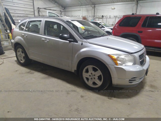 1B3HB48A59D224602 - 2009 DODGE CALIBER SXT SILVER photo 1