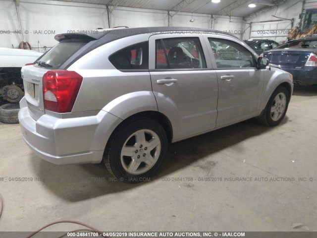 1B3HB48A59D224602 - 2009 DODGE CALIBER SXT SILVER photo 4