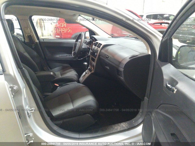 1B3HB48A59D224602 - 2009 DODGE CALIBER SXT SILVER photo 5