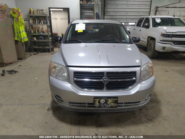 1B3HB48A59D224602 - 2009 DODGE CALIBER SXT SILVER photo 6