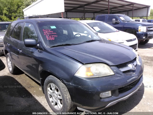 2HNYD18664H533620 - 2004 ACURA MDX TOURING GRAY photo 1